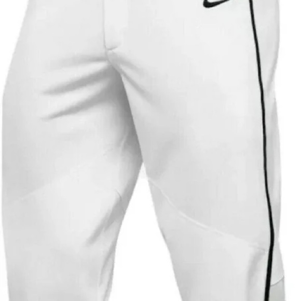 New Nike White and Black Baseball Athletic Pants